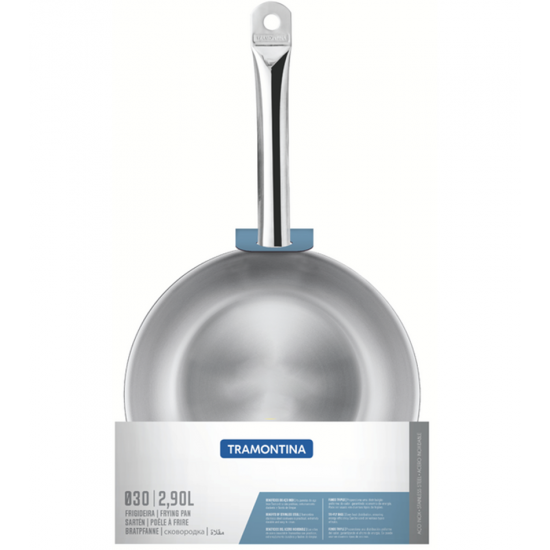 Frigideira 30cm 2,9 Litros Professional Fundo Triplo Aço Inox Tramontina